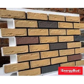 Термопанелі Цегла бежева, товщина пінопласту 50 мм