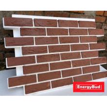 Термопанелі Цегла бордова, товщина пінопласту 50 мм