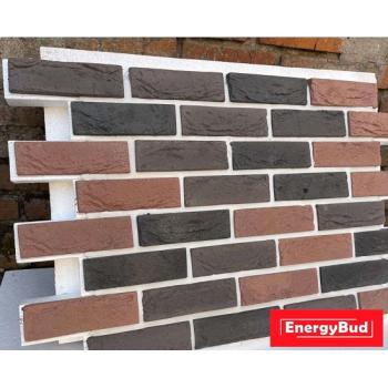 Термопанелі Цегла коричнева, товщина пінопласту 100 мм