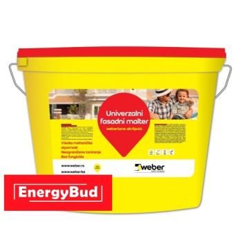 Штукатурка "Баранець"  WEBER (Сербія, Німеччина) зерно 1,5 мм, 25 кг