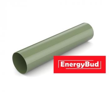 Водостічна труба 90 мм, довжина 3 м, зелена