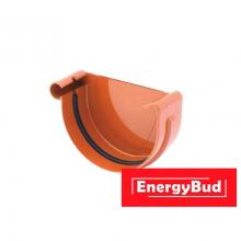 Заглушка ринви ліва 125 мм, цегляна