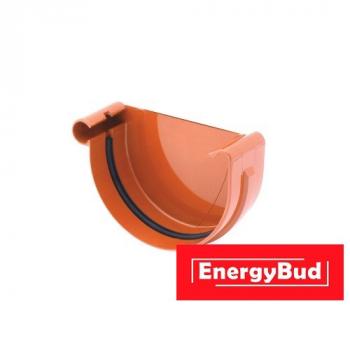 Заглушка ринви ліва 125 мм, цегляна