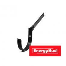 Кронштейн ринви зігнутий 125 мм, чорний