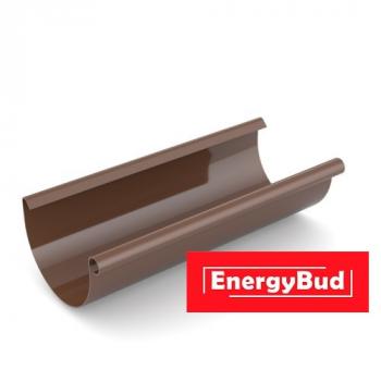Водостічна ринва 125 мм, довжина 3 м, коричнева