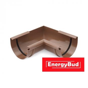 Кут внутрішній 90 градусів, 125 мм, коричневий