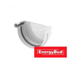 Заглушка ринви ліва 125 мм, біла