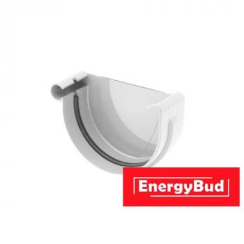 Заглушка ринви ліва 125 мм, біла