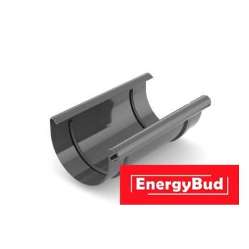 З'єднання (муфта) ринви 125 мм, графітове