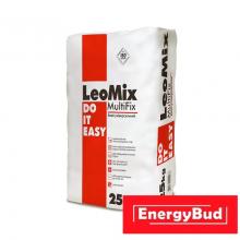 Клей LeoMix Multi для армування та приклеювання пінопласту і мінеральної вати, 25 кг