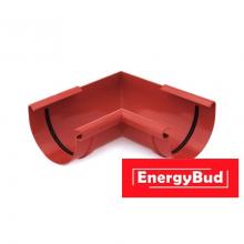 Кут внутрішній 90 градусів, 125 мм, червоний