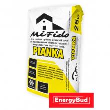 Клей MiFido Pianka для приклеювання пінопласту і мінеральної вати, 25 кг
