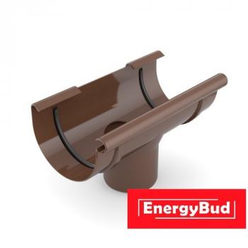 Лійка ринви 125/90 мм, коричнева