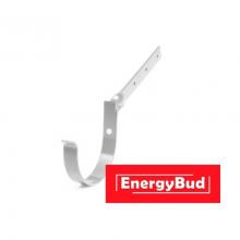 Кронштейн ринви зігнутий 125 мм, білий