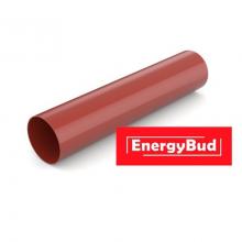 Водостічна труба 90 мм, довжина 3 м, червона