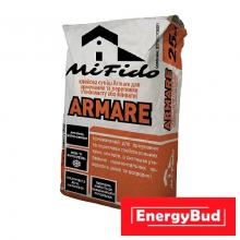 Клей MiFido Armare для армування та приклеювання пінопласту і мінеральної вати, 25 кг