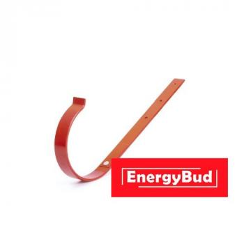 Кронштейн ринви металевий прямий 125 мм, цегляний