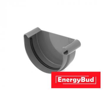 Заглушка ринви права 125 мм, графітова