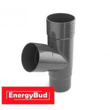 Трійник труби 90 мм, графітовий