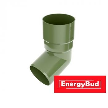 Коліно труби 90 мм, зелене