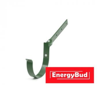 Кронштейн ринви зігнутий 125 мм, зелений