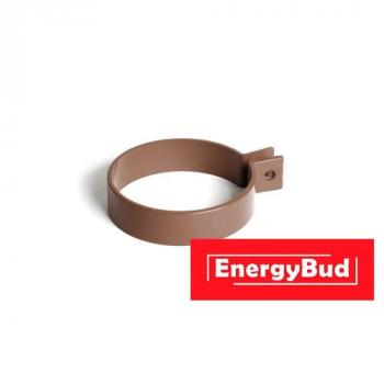 Хомут труби 90 мм, коричневий