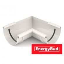 Кут внутрішній 90 градусів, 125 мм, білий