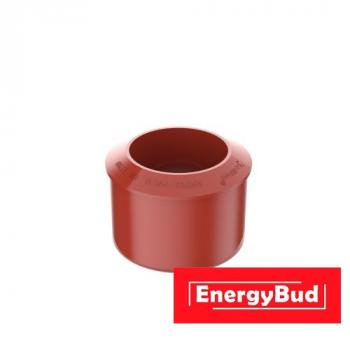 Перехідник труби 110/90 мм, червоний