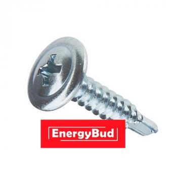 Саморіз по металу з прес-шайбою і буром 4,2х19 мм (1000 шт)