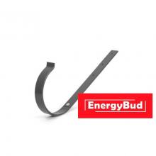 Кронштейн ринви металевий прямий 125 мм, графітовий