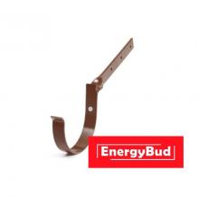 Кронштейн ринви зігнутий 125 мм, коричневий