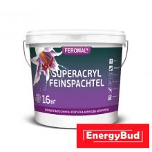 Білосніжна фінішна акрилова шпаклівка SUPERACRYL FEINSPACHTEL, 16 кг