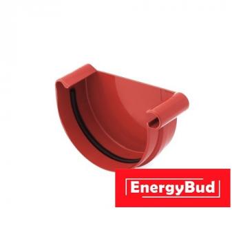 Заглушка ринви права 125 мм, червона