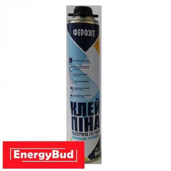 Клей-піна для монтажу утеплювача FIX FOAM, 870 гр