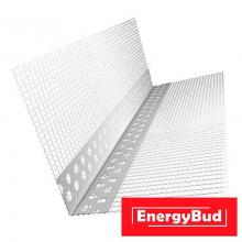 Кутник пластиковий перфорований з сіткою, 2.5 м